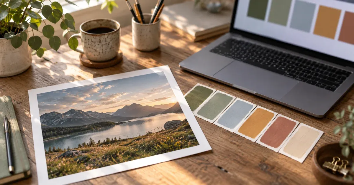 Cómo crear una paleta de colores a partir de una foto (y usarla de verdad)