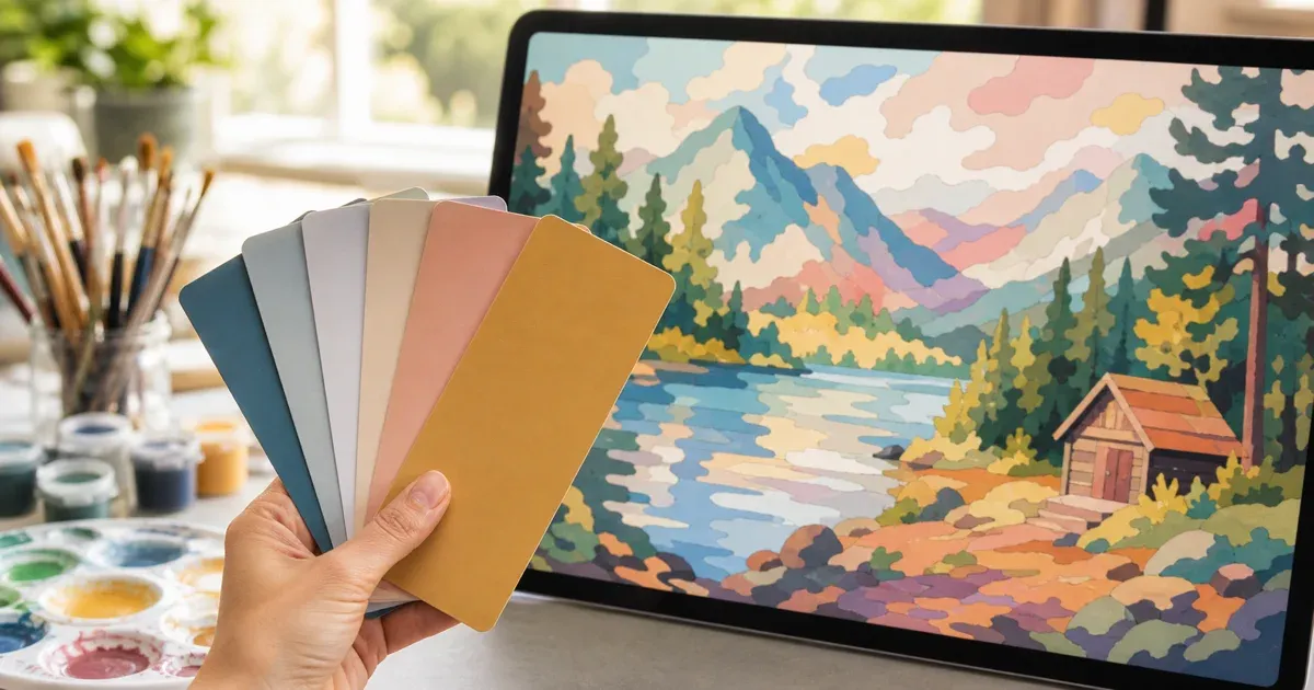 Usa tu Propia Paleta de Colores en Pintar por Números