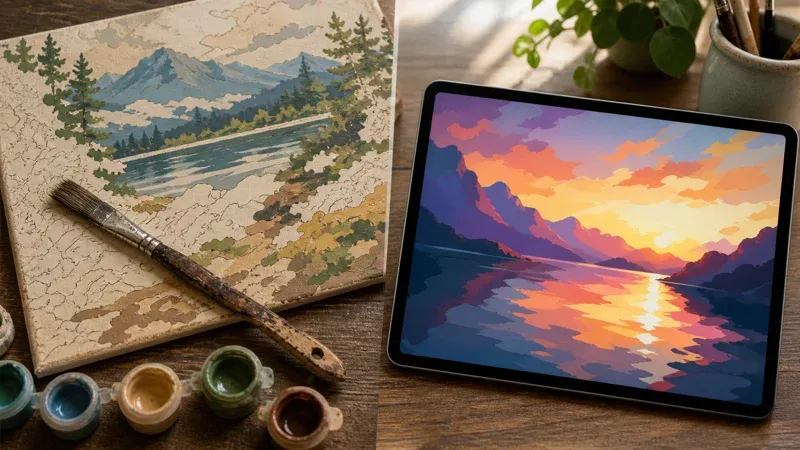 The History of Paint by Numbers: Da Vinci to 1950s