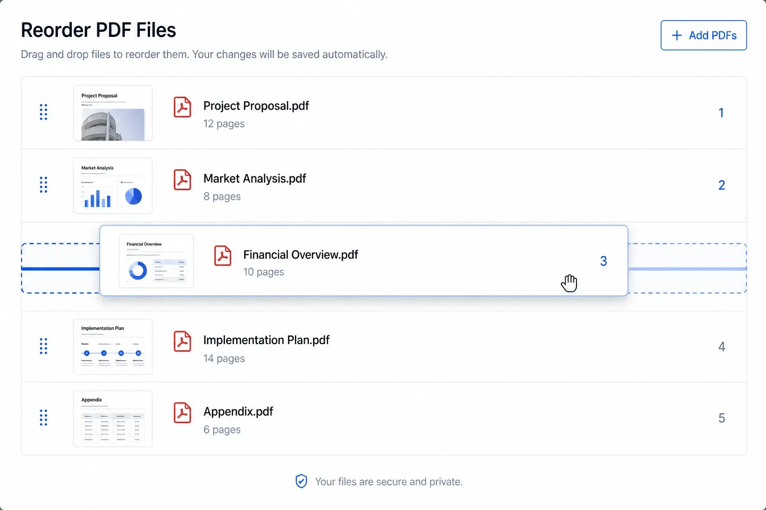 How to Merge PDFs Without Uploading Them to a Server