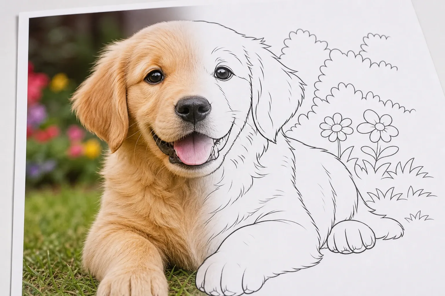 How to Turn Any Photo into a Printable Coloring Page
