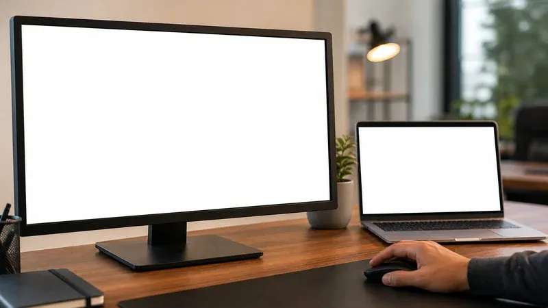 Presenting With a Full-Screen Whiteboard (Screen Sharing & Dual Monitors)