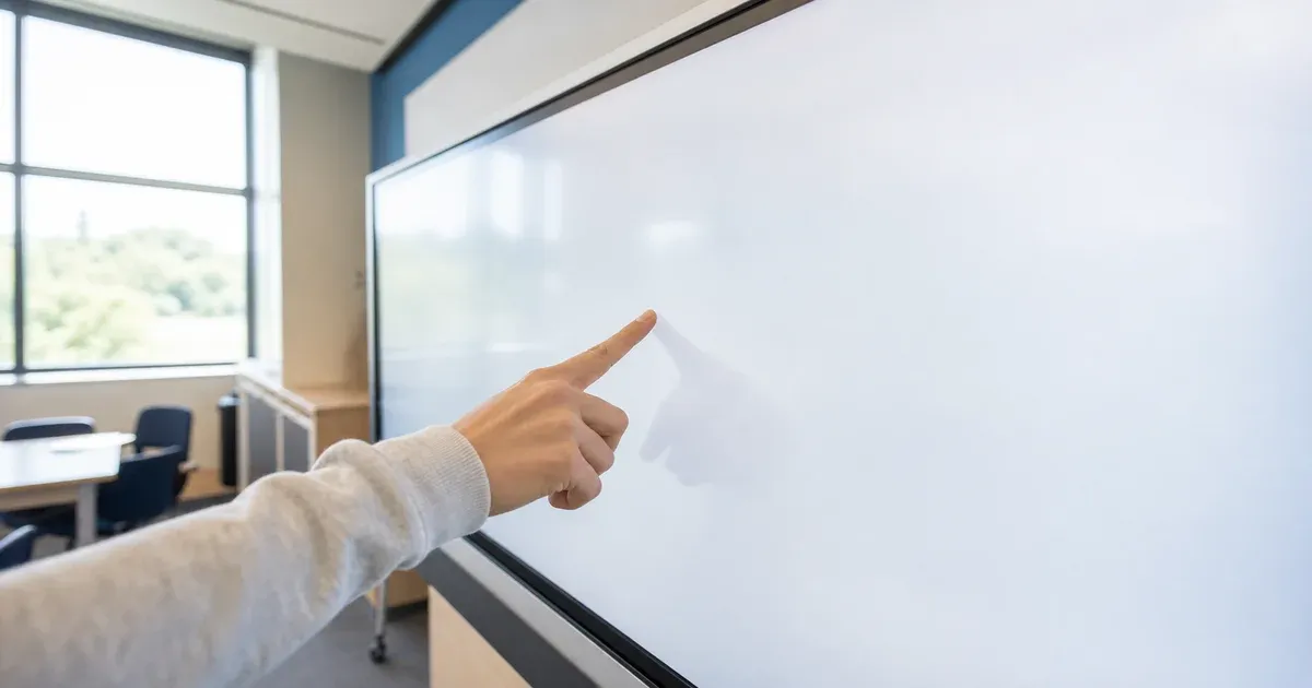 Touchscreen Whiteboard for Interactive Displays, Smartboards and Kiosks